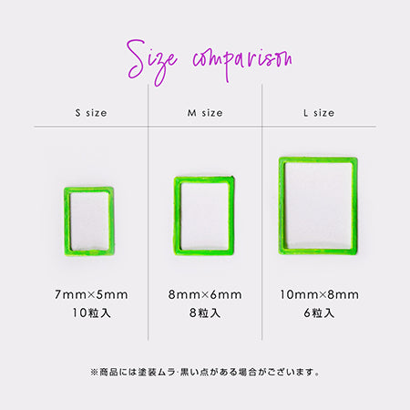 Bonnail × mda Square Focus M Neon Green