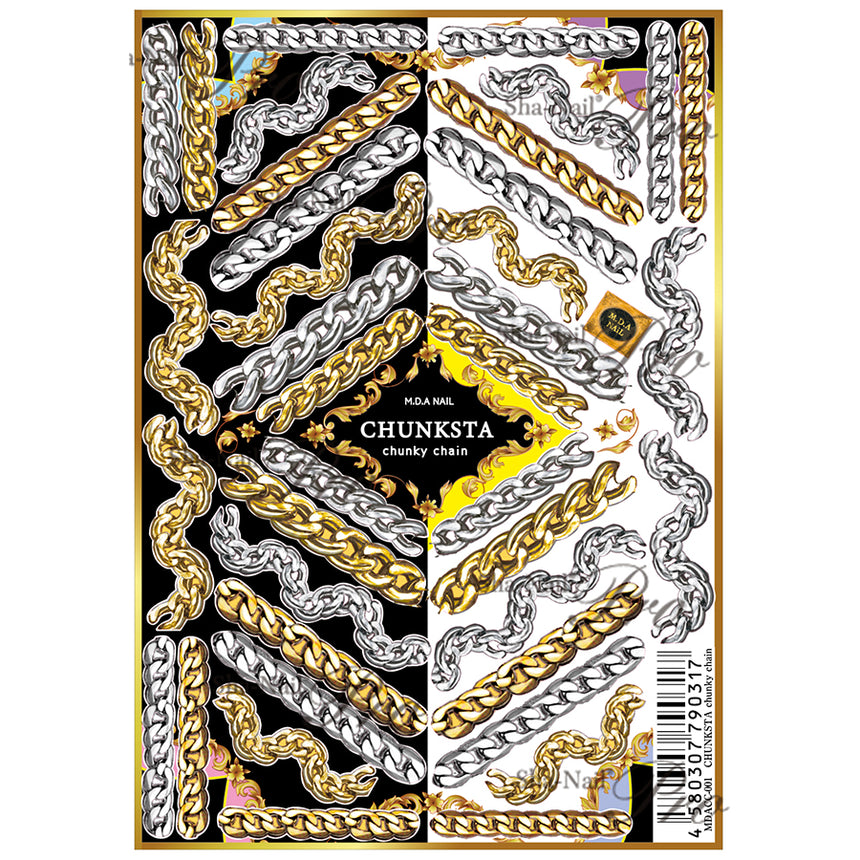 Sha-Nail Pro SPECIAL MDACC-001 Chunksta Chunky Chain  85mm x 123mm