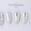 Tsumekira JUNX Produce 3 Word Patten White Gold