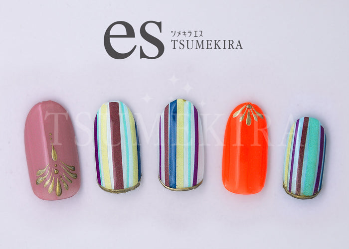 Tsumekira es Colorful Stripe 2 ES-CST-102