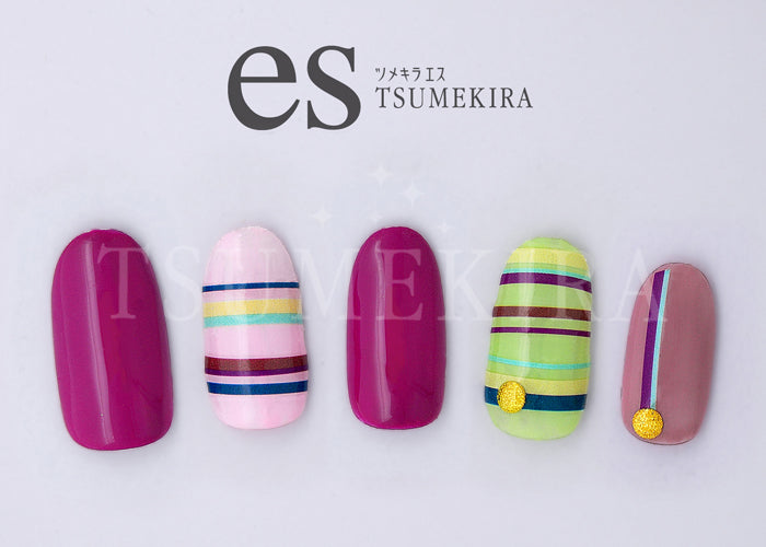 Tsumekira es Colorful Stripe 2 ES-CST-102