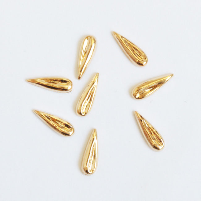 SHAREYDVA Nail Parts Arrange Drop  Gold　