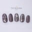 Tsumekira dotted line silver  SG-TEN-101
