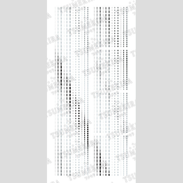 Tsumekira dotted line silver  SG-TEN-101
