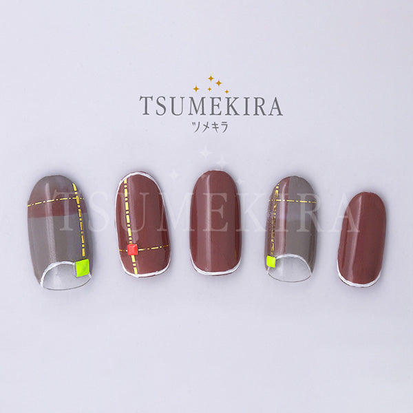 Tsumekira dotted line gold  SG-TEN-102