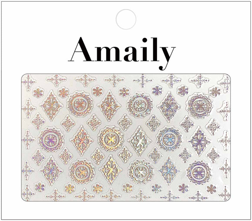 Amaily nail seal  No. 5-35 Damask pattern (OS)