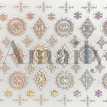 Amaily nail seal  No. 5-35 Damask pattern (OS)