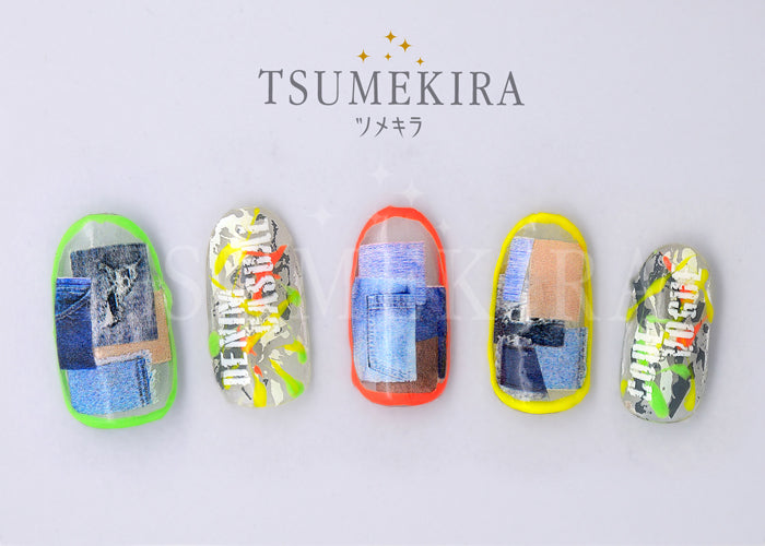 Tsumekira Patchwork Denim  NN-PWD-101