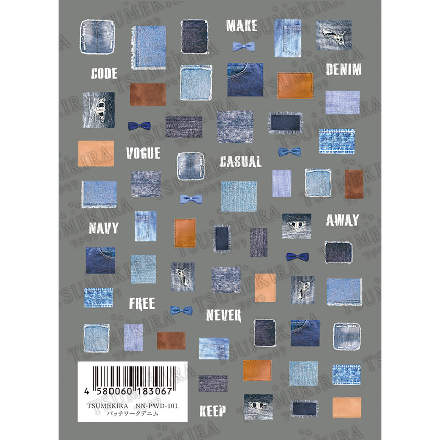 Tsumekira Patchwork Denim  NN-PWD-101