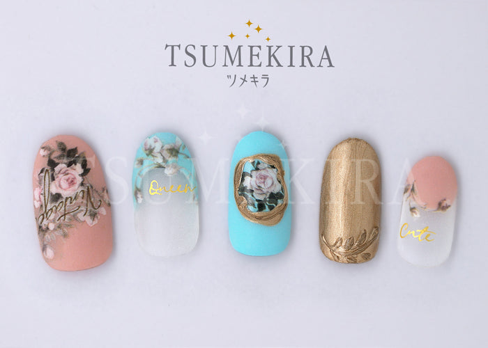 Tsumekira Vintage Flower  NN-VTF-101