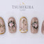 Tsumekira Vintage Flower  NN-VTF-101