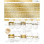 Copy Nail Charm   Fortune   Line Gold