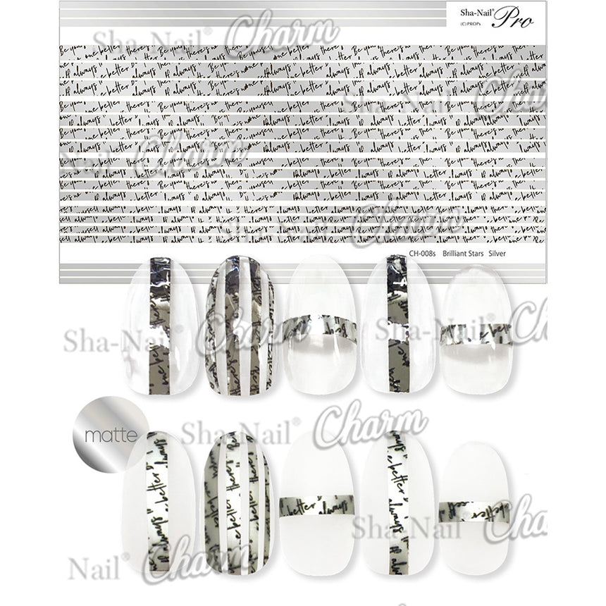 Copy Nail Charm   Fortune  Line Silver