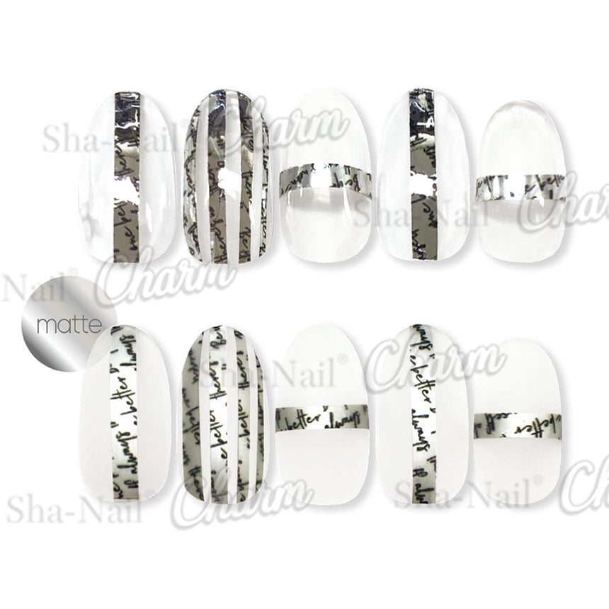 Copy Nail Charm   Fortune  Line Silver