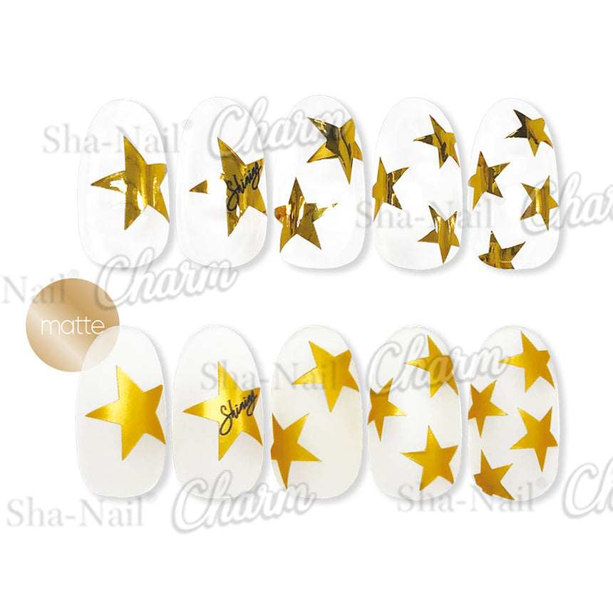 Copy Nail Charm   Brilliant Stars Gold