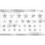 Copy Nail Charm   Brilliant Stars Silver CH-008s