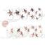 Copy Nail Charm  Brilliant Stars Pale Pink ch-008pp