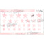 Copy Nail Charm  Brilliant Stars Pale Pink ch-008pp