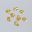 Donaclassy matte metal plate beans Matte Gold 8P 7mm in length X 5mm in width