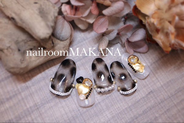 Donaclassy matte metal plate drop Matte Gold 8P  7mm in length X 5mm in width
