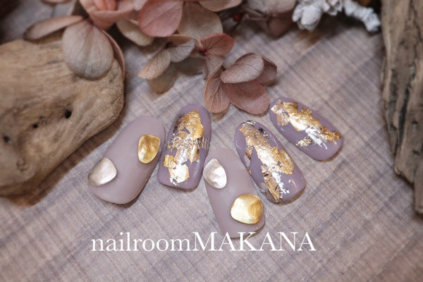 Donaclassy matte metal plate drop Matte Gold 8P  7mm in length X 5mm in width