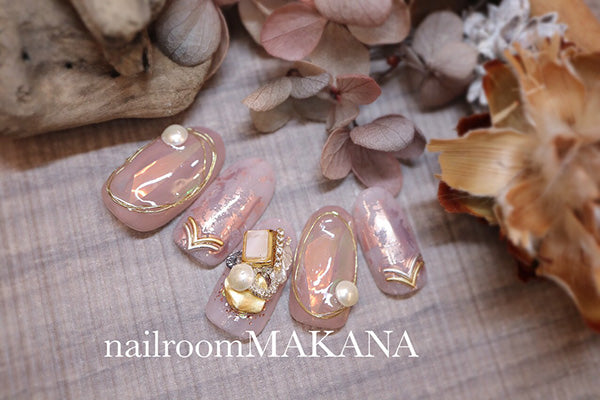 Donaclassy matte metal plate drop Matte Gold 8P  7mm in length X 5mm in width