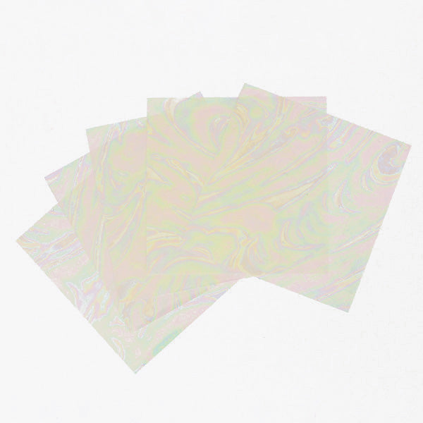 SHAREYDVA transfer foil  ] Aurora Prism Set of 5   4.5cm x 4.5cm
