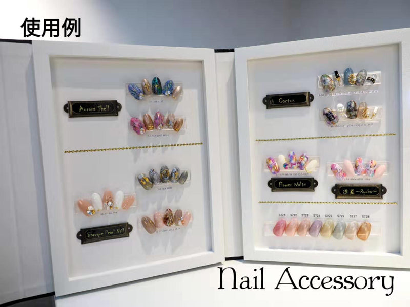 Nail accessories lace frame Gold
