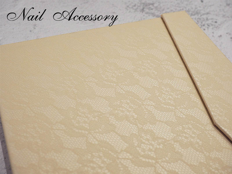 Nail accessories lace frame Gold