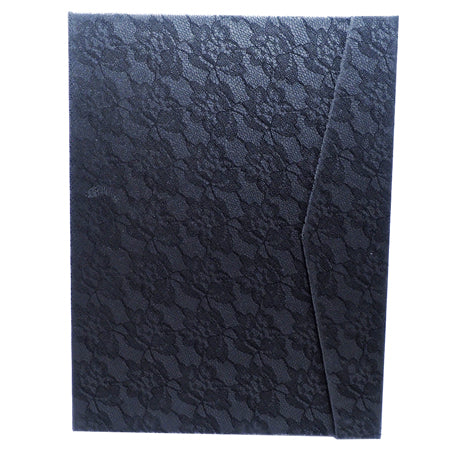 Nail accessories lace frame Black