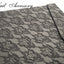 Nail accessories lace frame Black
