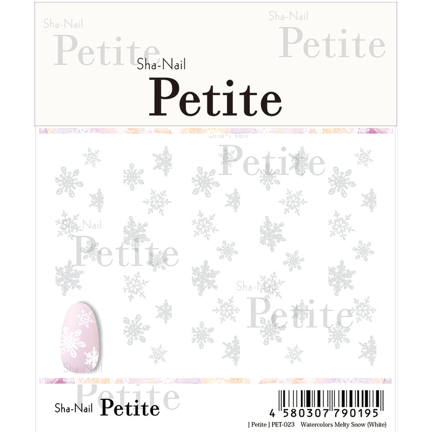 Copy Nail Petite Water Colors Melty Snow  White