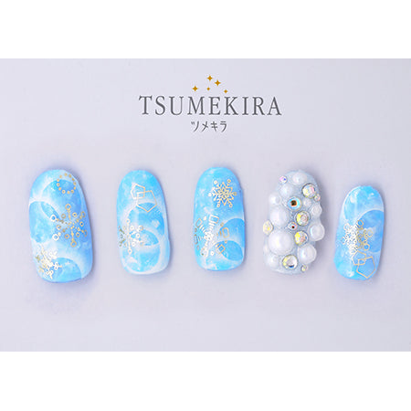 Tsumekira Snow Crystal 8 Yukino Katachi White Gold SG-YUK-802