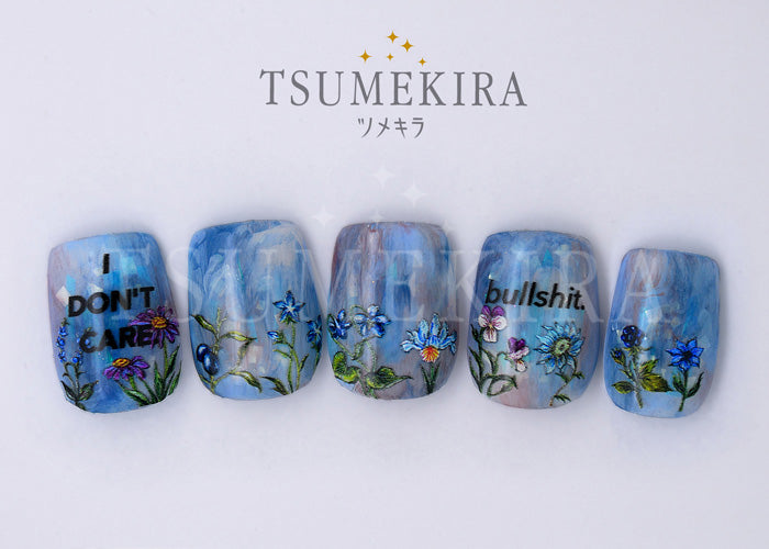 Tsumekira DAISY Produce 5 DAISY'S GARDEN BLUE