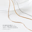 Bonnail elegant chain 30cm Silver