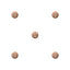 Bonnail spiral fit studs  Pinkgold 1.5mm 80P