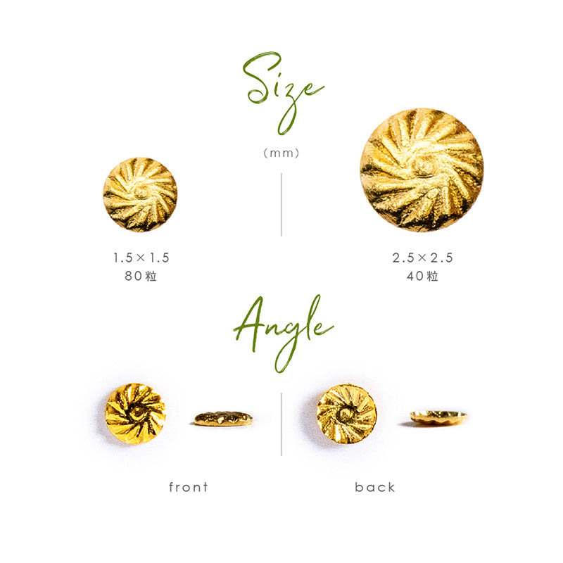 Bonnail spiral fit studs  silver 2.5 mm  40P