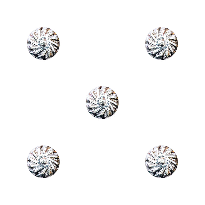 Bonnail spiral fit studs  silver 2.5 mm  40P