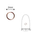 Lady Grace Nail Accessories ND1449-3 Pink Gold