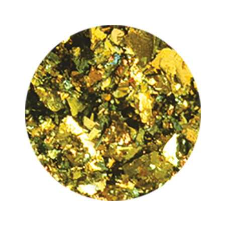 Ageha metal flakes  Gold & Olive MF06