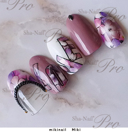 Sha-Nail PRO  Frame Font Black