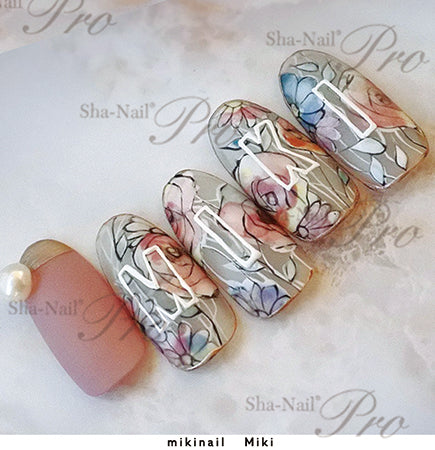 Sha-Nail PRO  Frame Font White