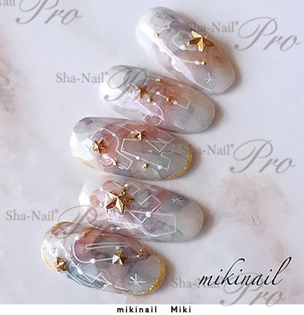 Sha-Nail PRO  Frame Font White
