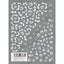 Tsumekira cranberry nail produce 1 Gradation flowers white 120mm x 88mm