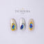Tsumekira [noble] Hanako Produce 6  Abalone Shell Parts  46mm x 88mm
