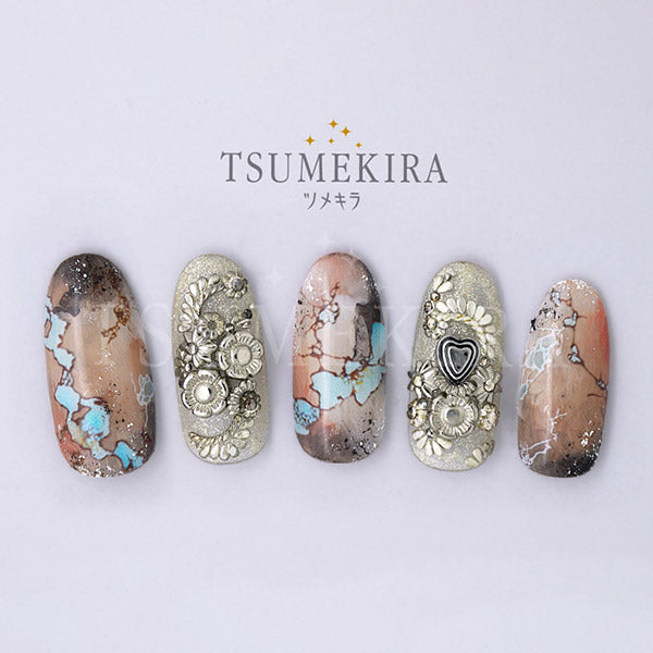 Tsumekira colors nail Hana Produce 1 Turquo Blue NN-HAN-101