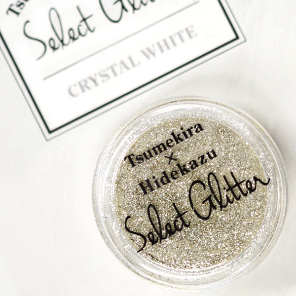 TSUMEKIRA × HIDEKAZU Select Glitter (Crystal White)