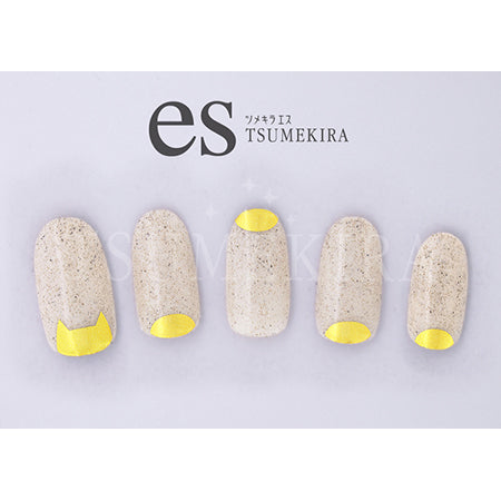 Tsumekira es (S) half moon (for nail half moon) mat gold ES-HAM-101