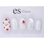 Tsumekira es (Es) Valentine Heart Red  ES-VLT-401