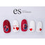 Tsumekira es (Es) Valentine Heart Red  ES-VLT-401